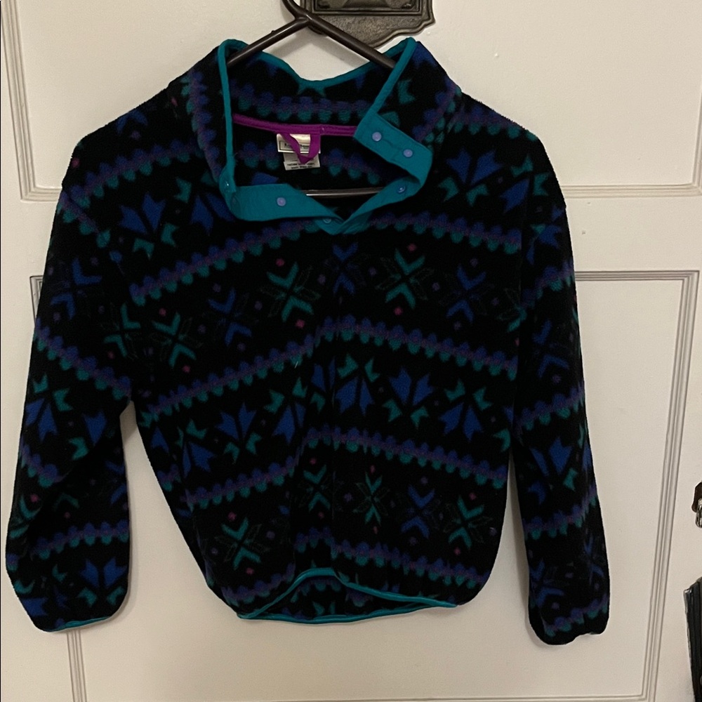 Vintage L.L. Bean Multicolor Geometric Pullover  + Patagonia Bundle